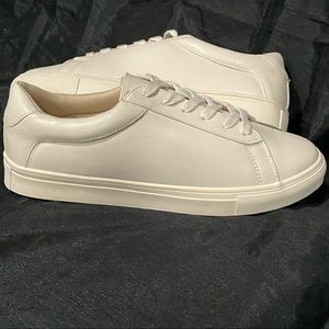 Cream Sneakers by JustFab Size 9 Brand New